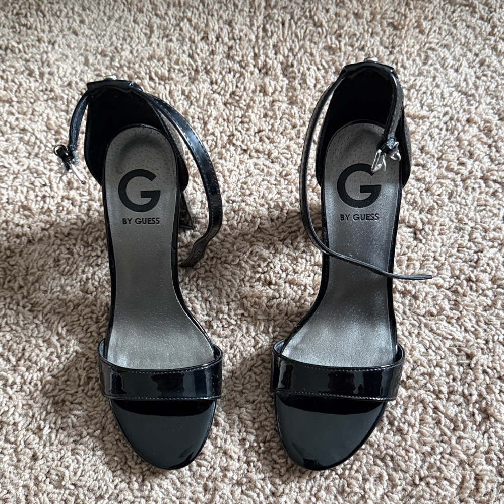 G by Guess Black Patent Heels